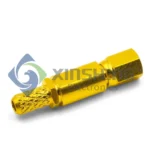 SSMC Female Connector Gold Plated for RD316 & Similar Cables Straight Connector thumbnail 3