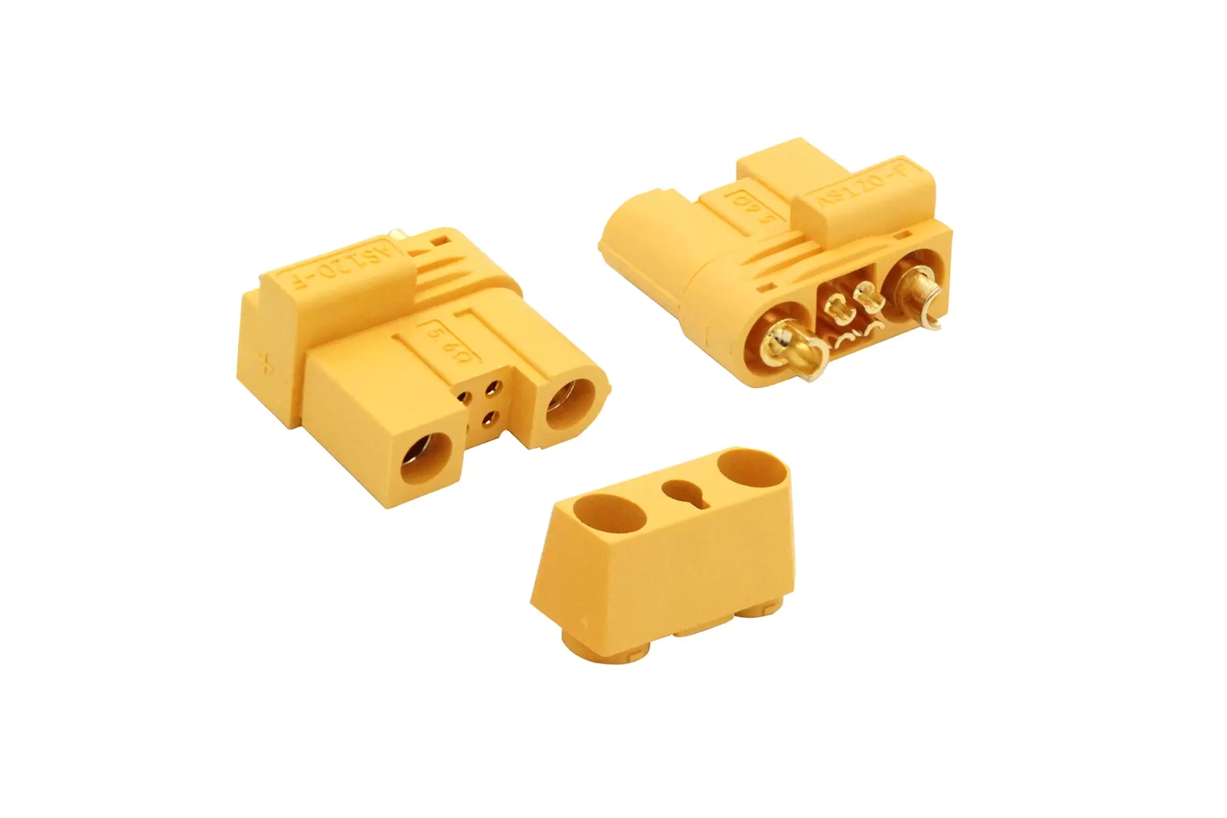AS 2+4 Spark-Proof Connector – Male and Female