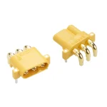 MR three-pin horizontal board connector—male and female thumbnail 2