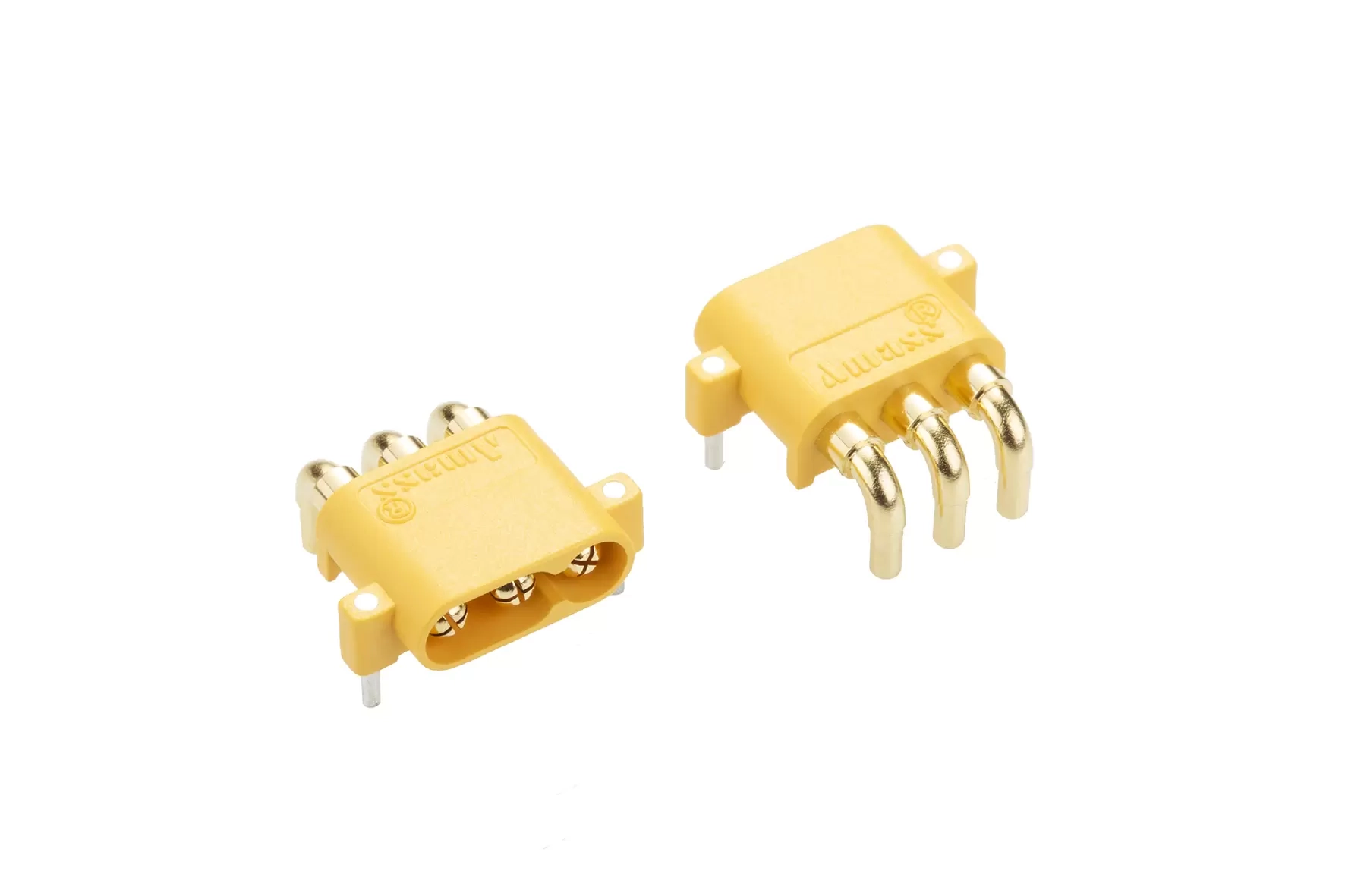 MR three-pin horizontal board connector—male and female