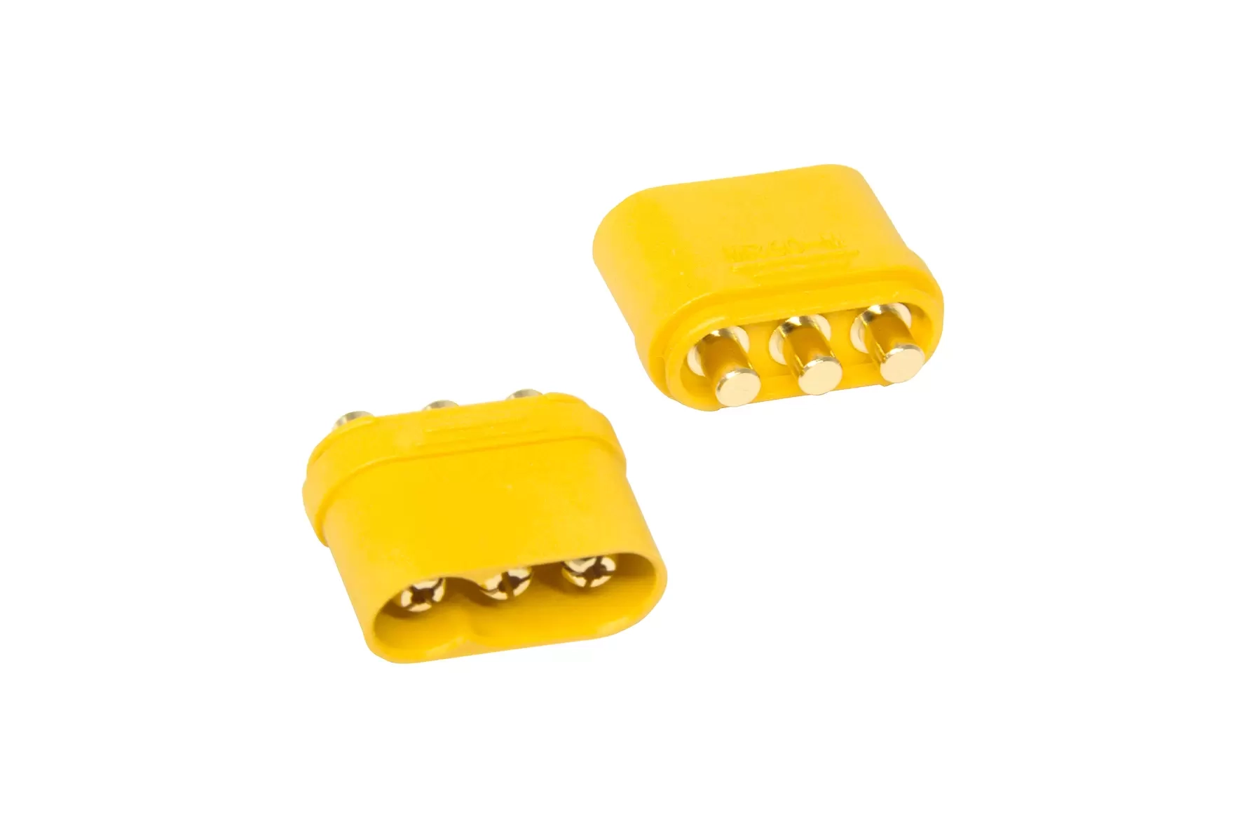 MR three-pin vertical connector – male