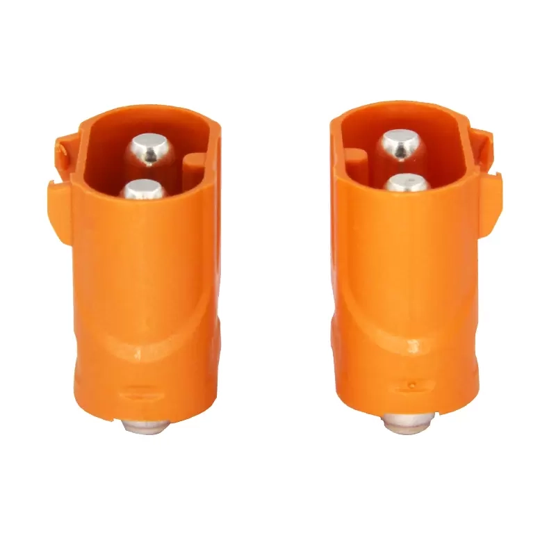 LC dual-pin board vertical connector – male