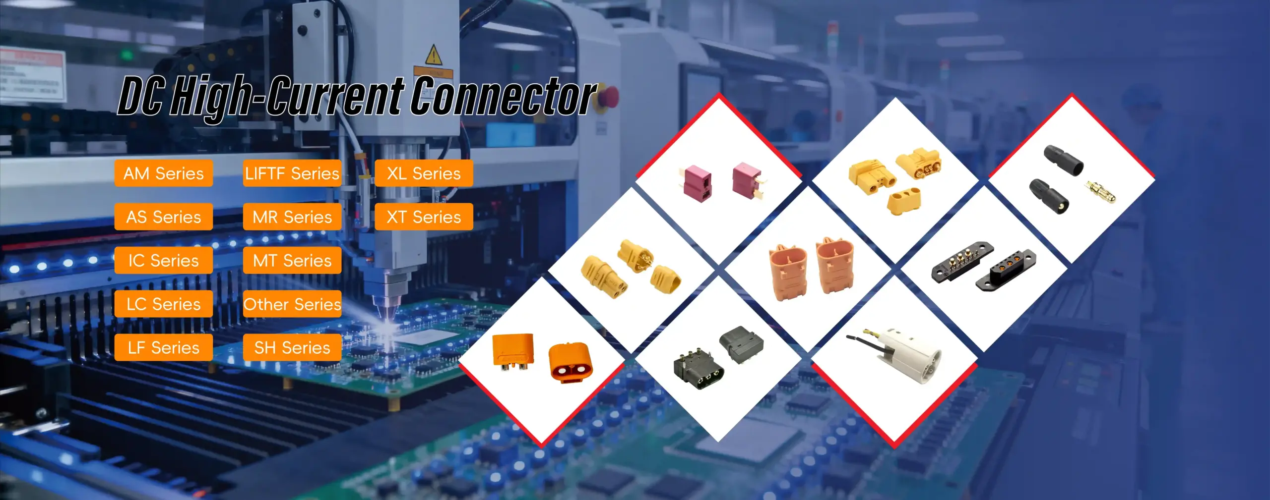 RF, electrical, and fiber optic connectors