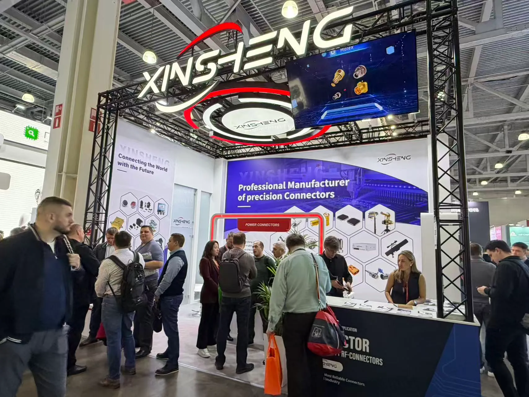 RF, electrical, and fiber optic connectors